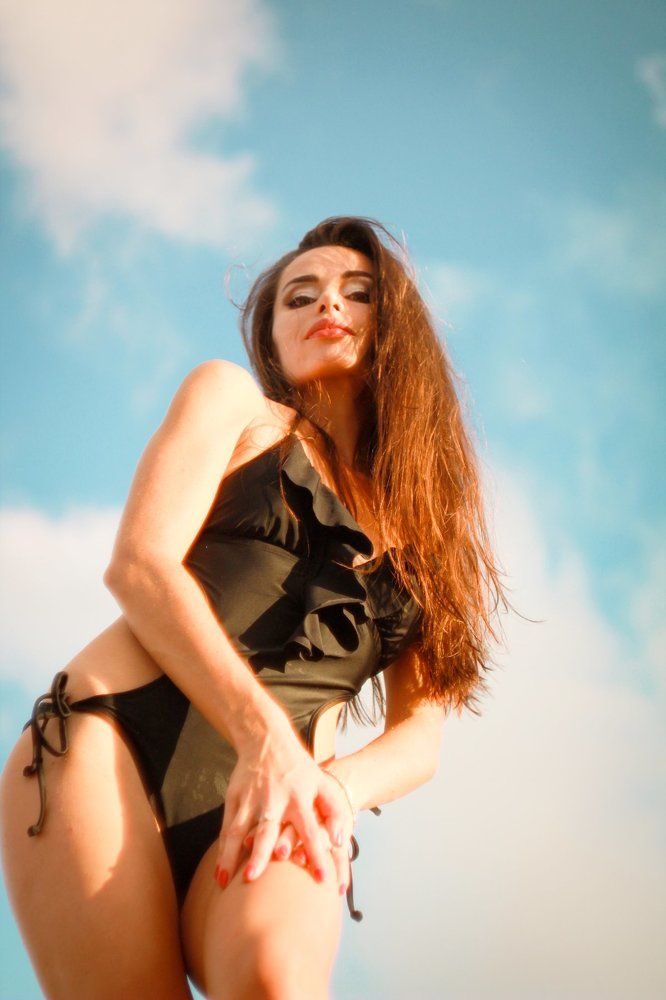 On the beach