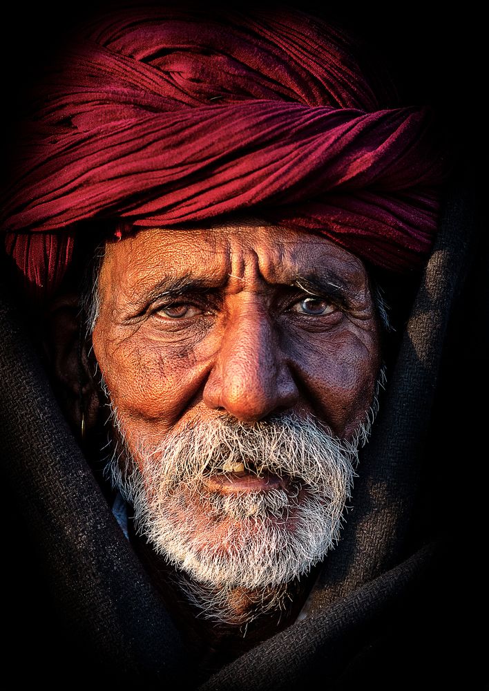 Portrait from Rajashthan, Pushkar, India