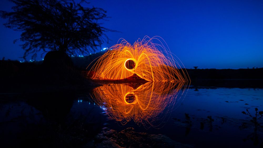 Steel Wool Landscape