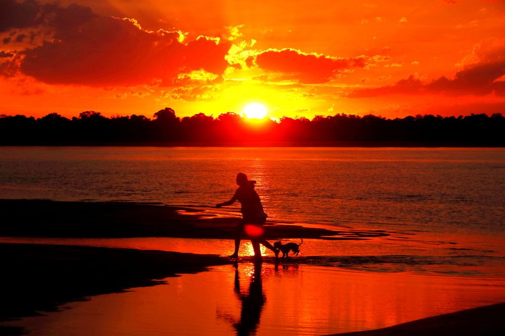 puesta de sol