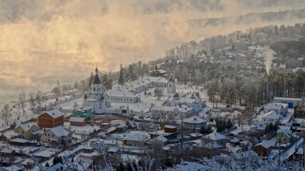 В морозный день