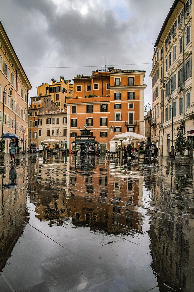 Rainy day in Rome