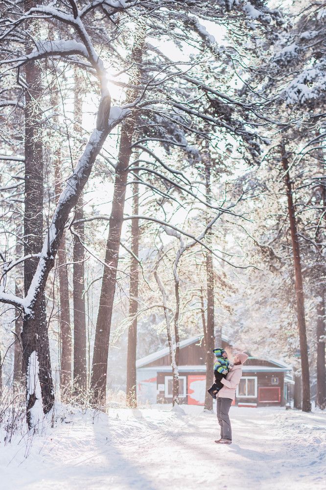 морозное утро! -30 в Сибири