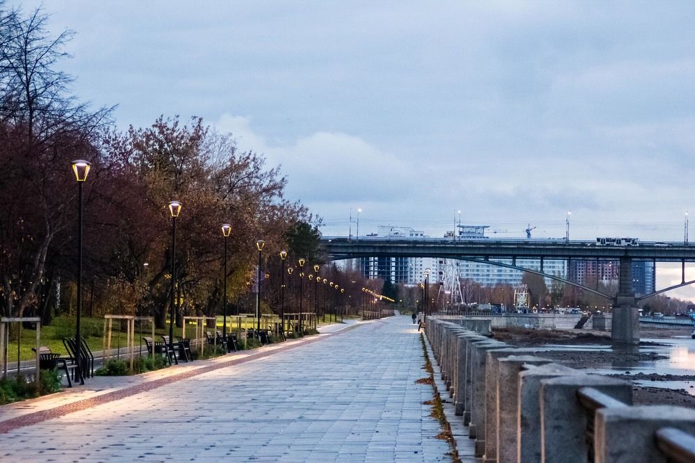 На берегах Оби-реки.