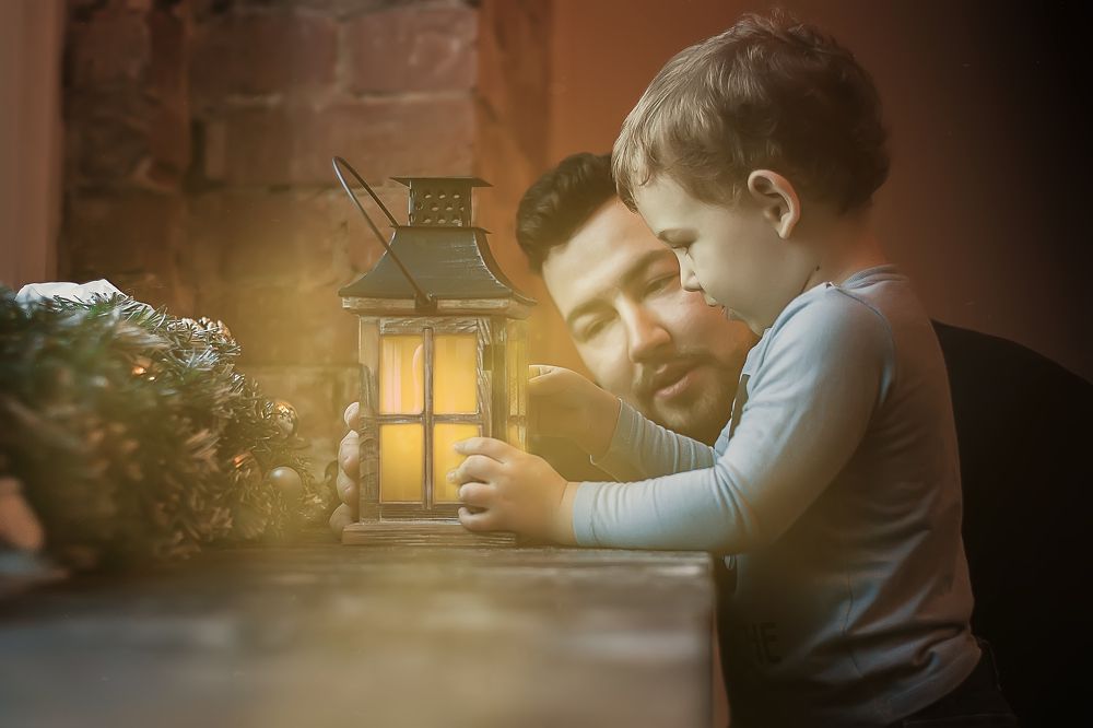 Мы с папой волшебники