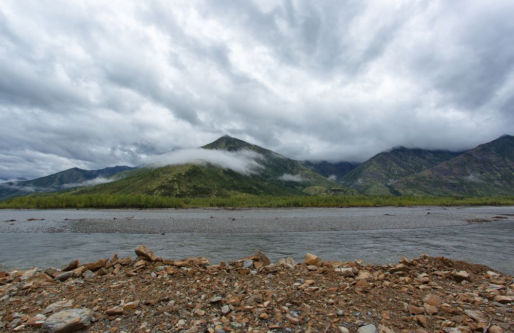 Облачный вечер.