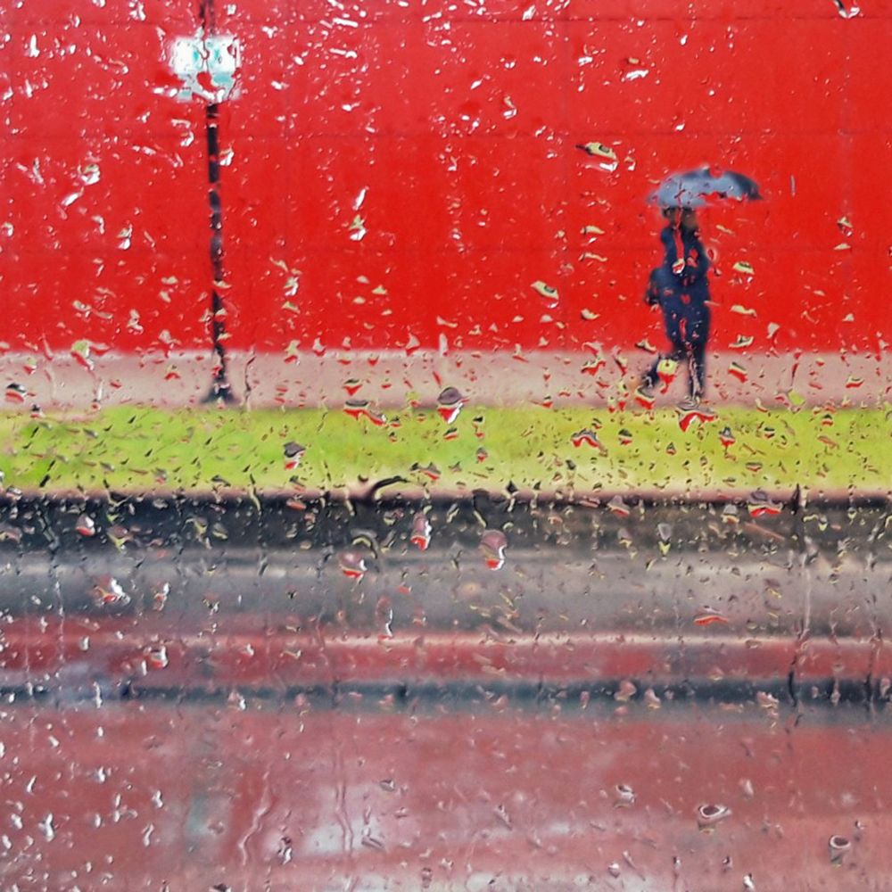 Colorful nature of the rain