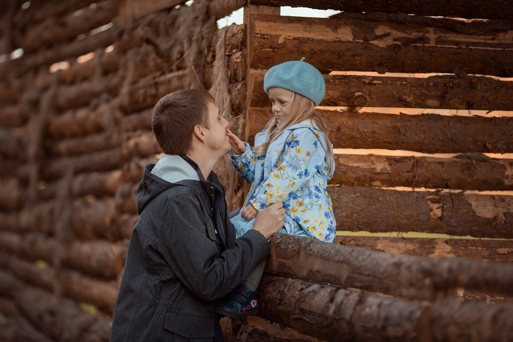 папа и дочь