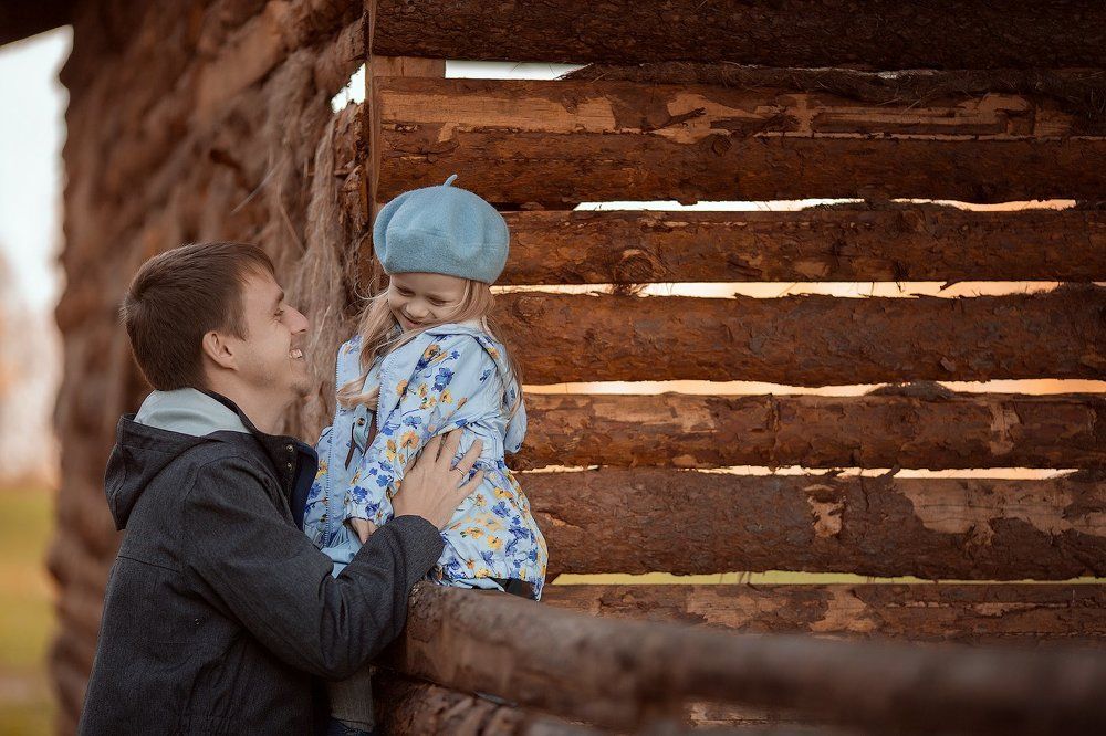 папа и дочка