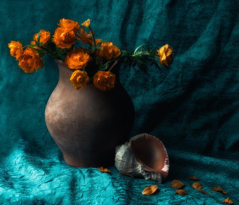 Натюрморт с огоньками