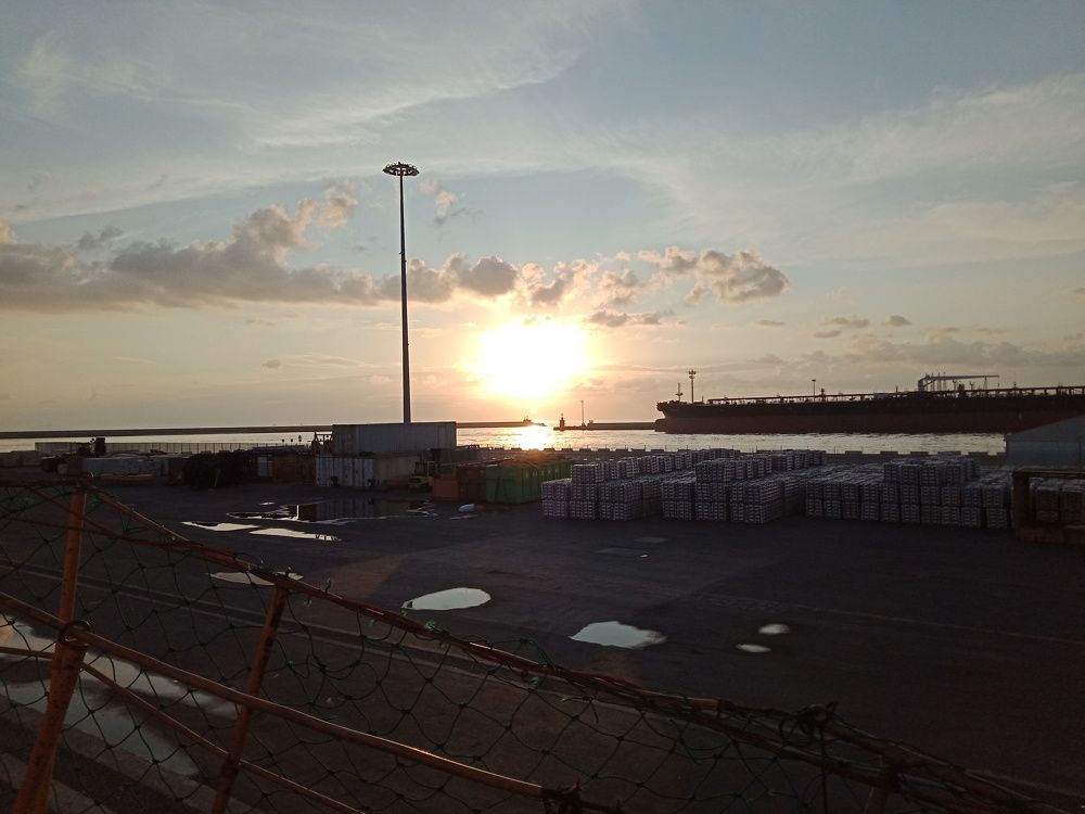 Heart shape sunrise
