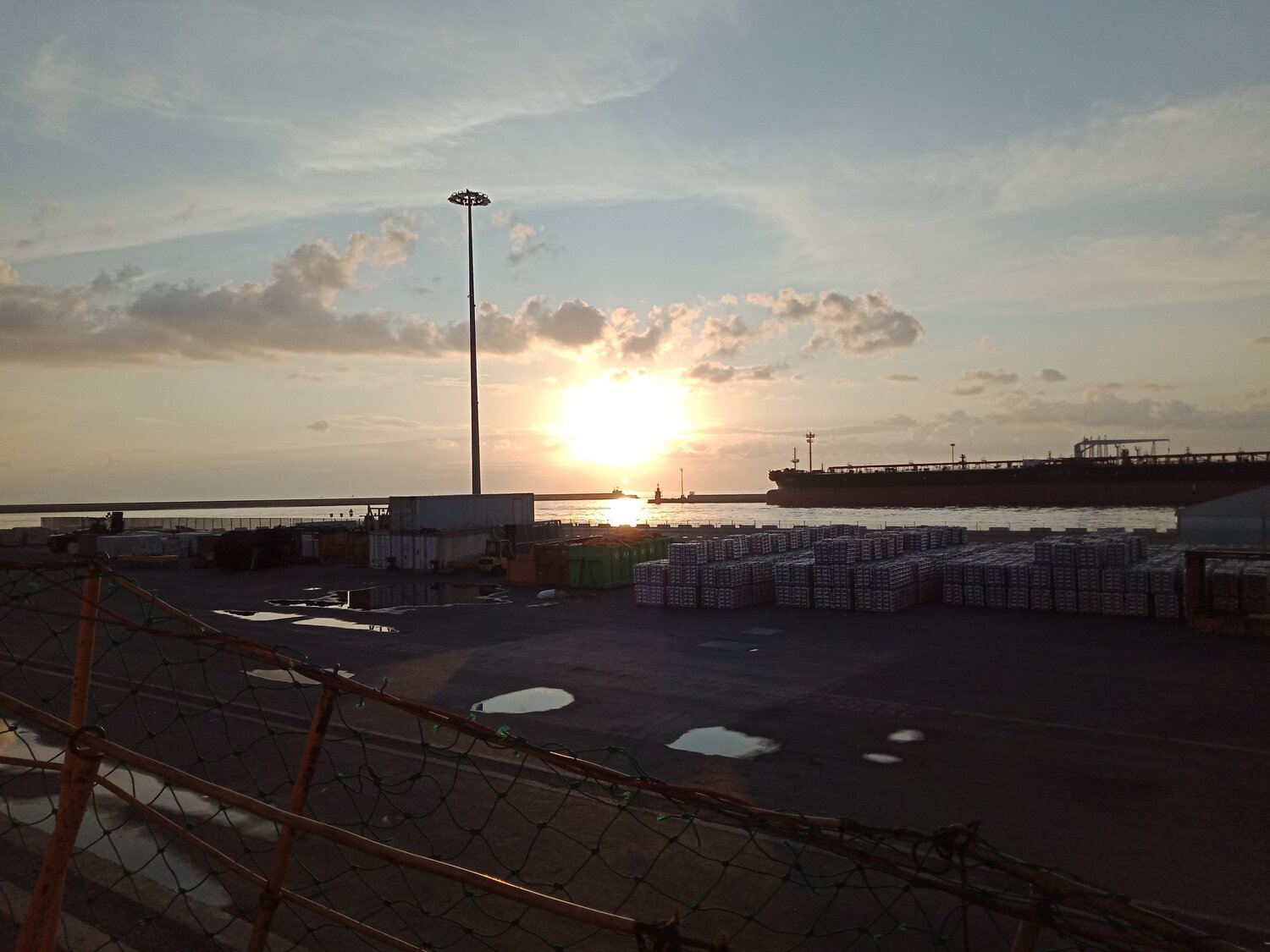 Heart shape sunrise