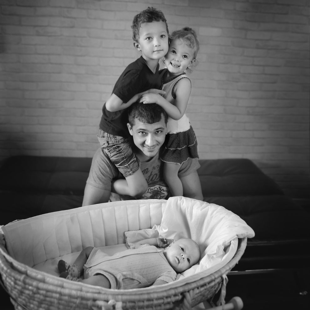 многодетный папа