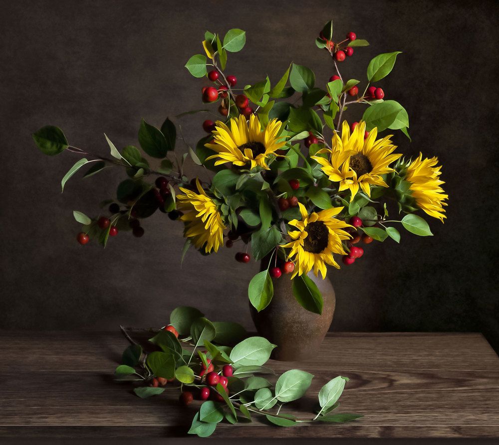 Подсолнухи