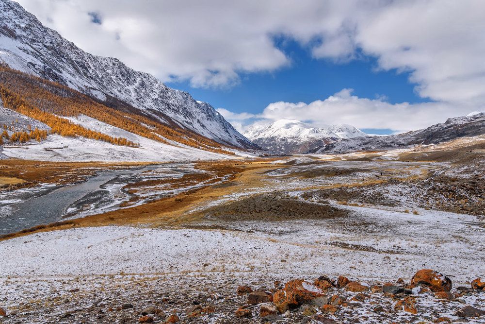 Снежная осень