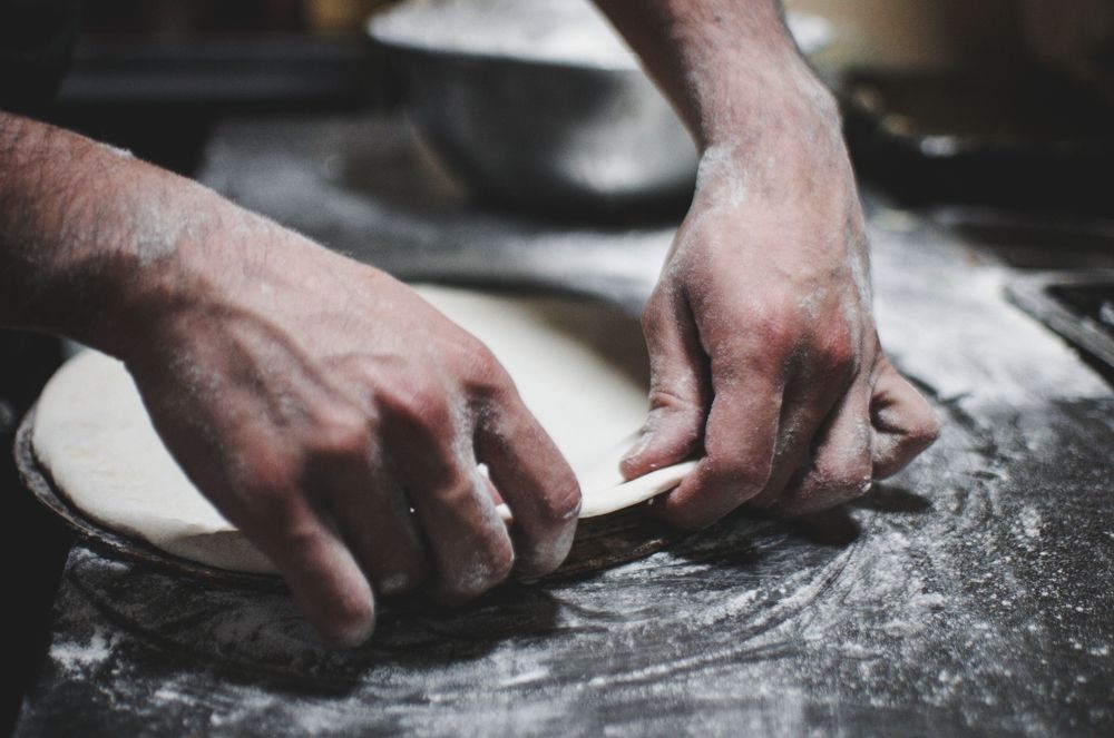 pizza preparation