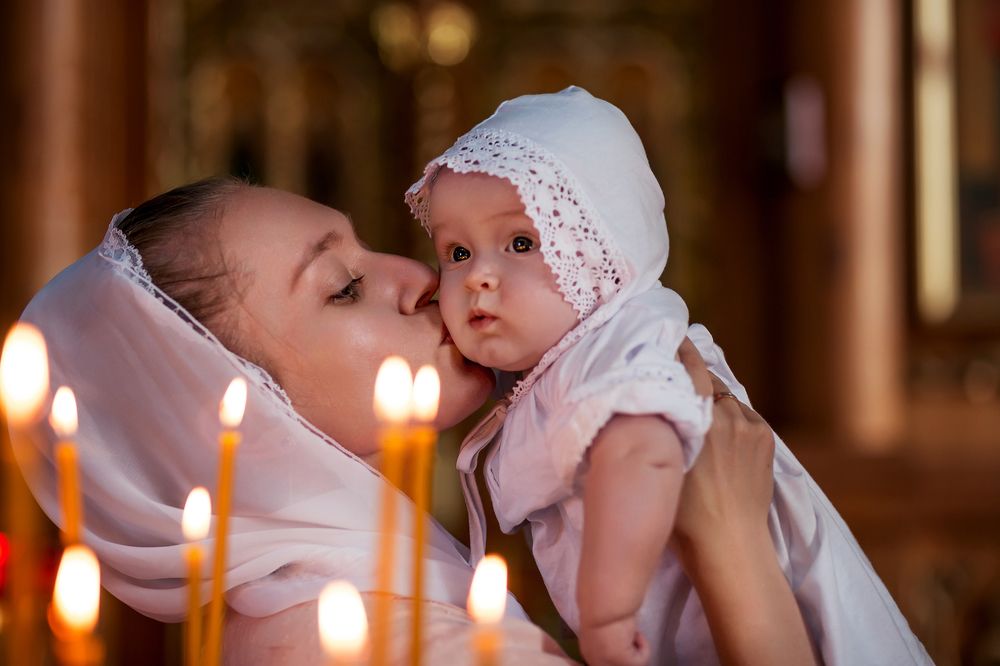 после крещения