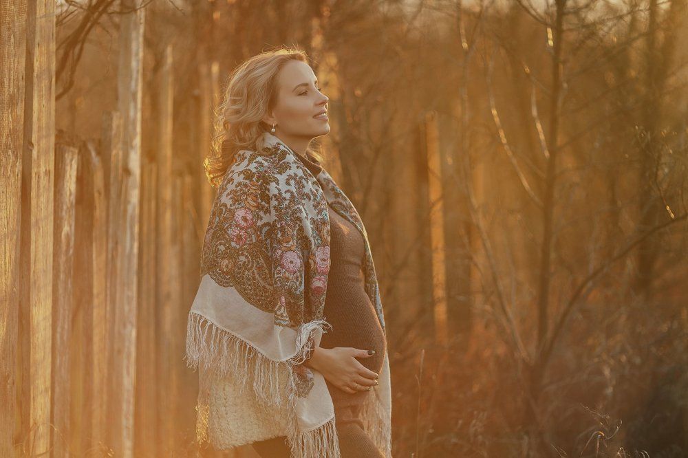 В лучах заката