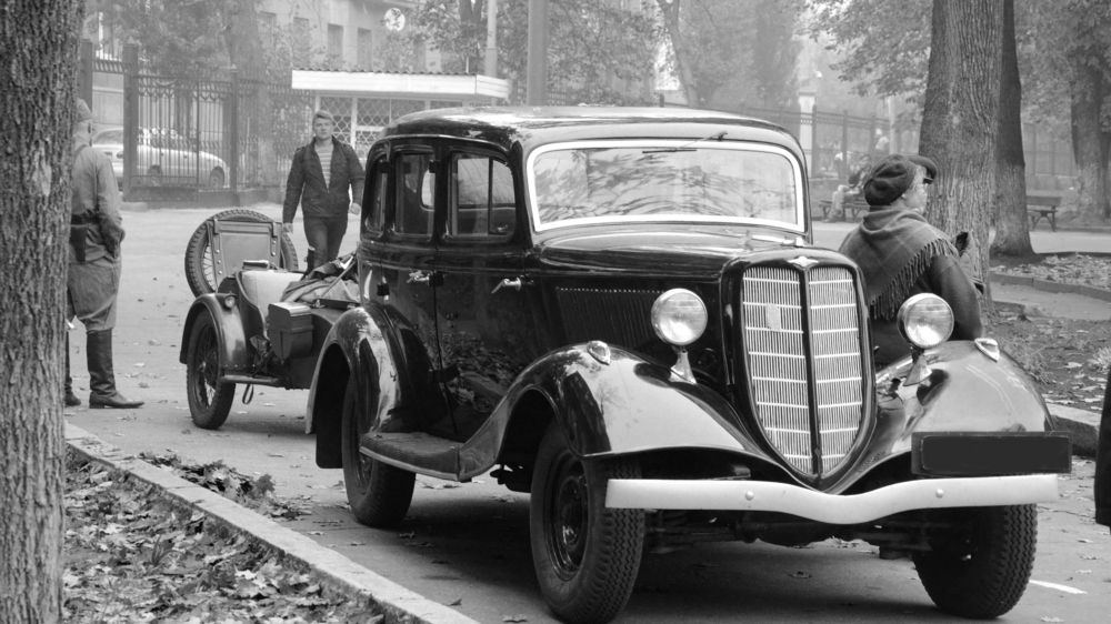 Сьемки военного фильма