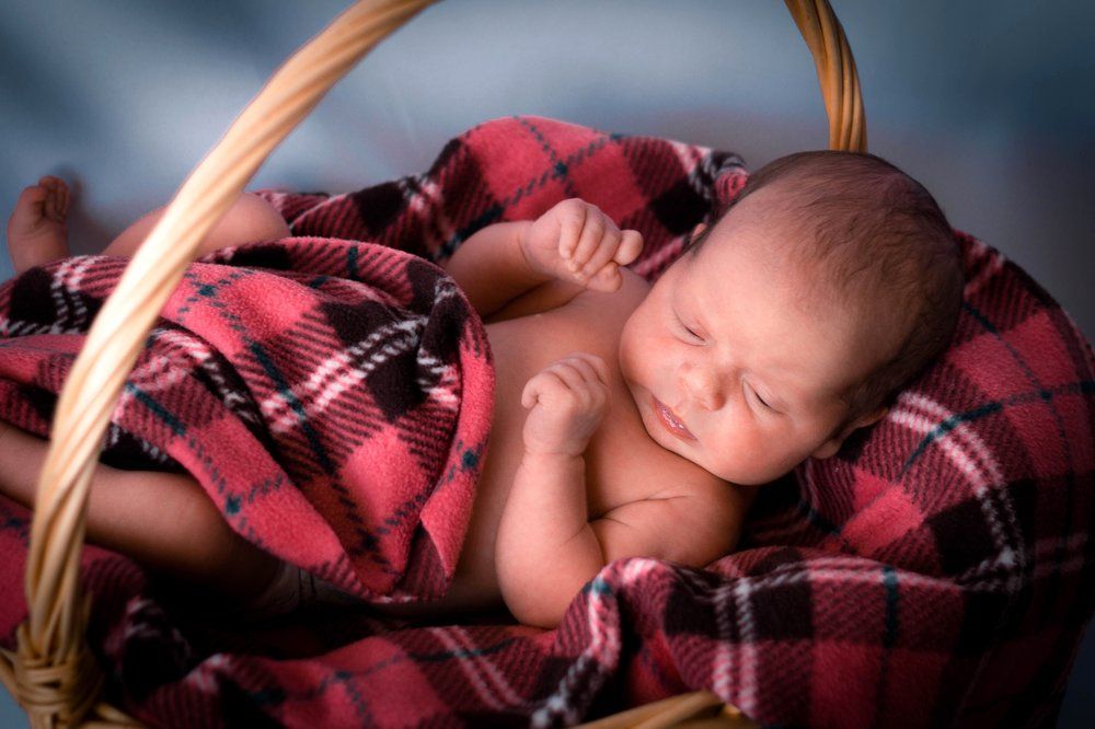 Аист принес подарочек