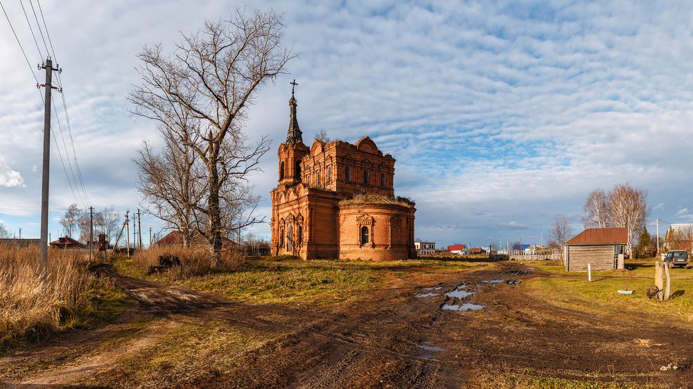 Церковь Николая Чудотворца в с. Алкужинские Борки