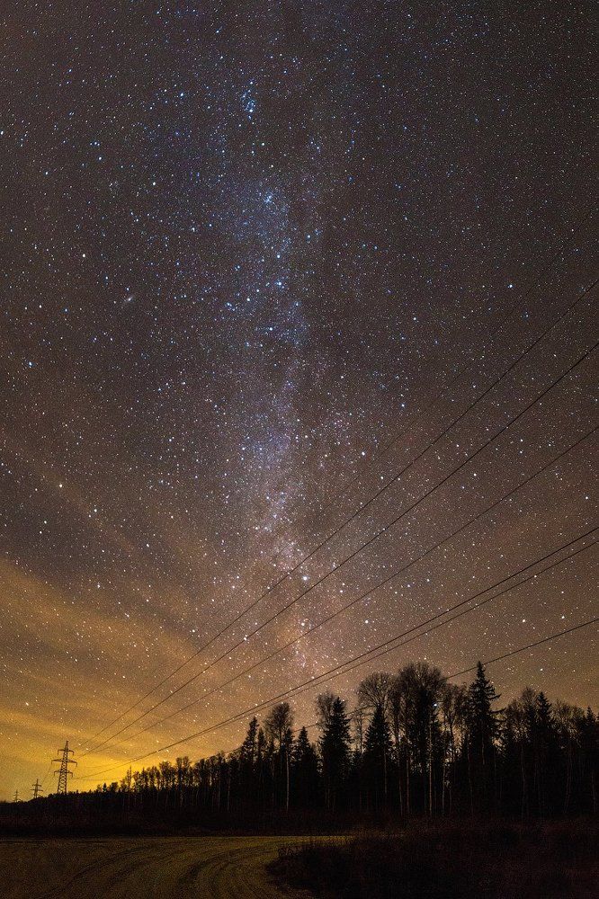 Млечный Путь в Талдомском районе Московской области