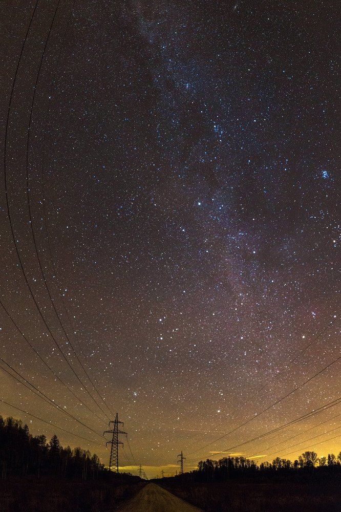 Млечный Путь в Талдомском районе Московской области