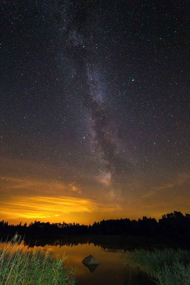 Талдомское звездное небо