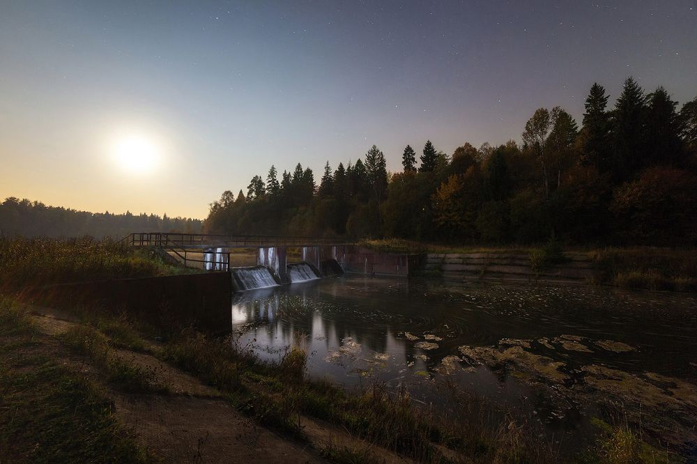 Лунная ночь.