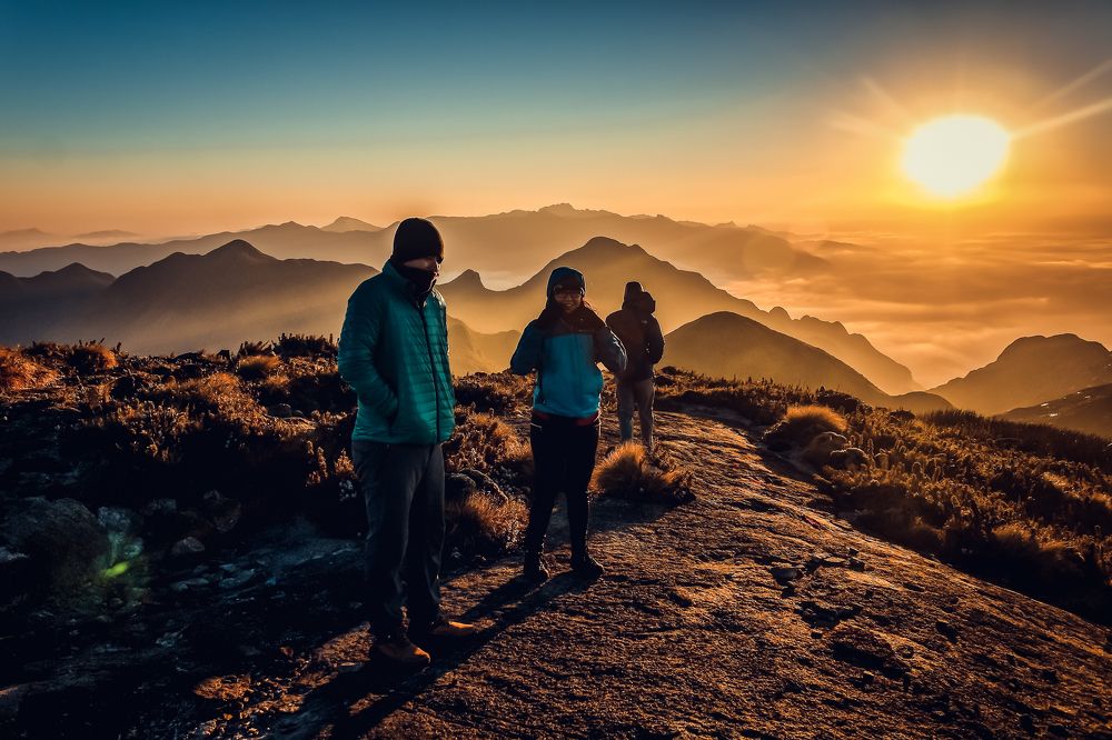 Sunrise on the top of Mantiqueira
