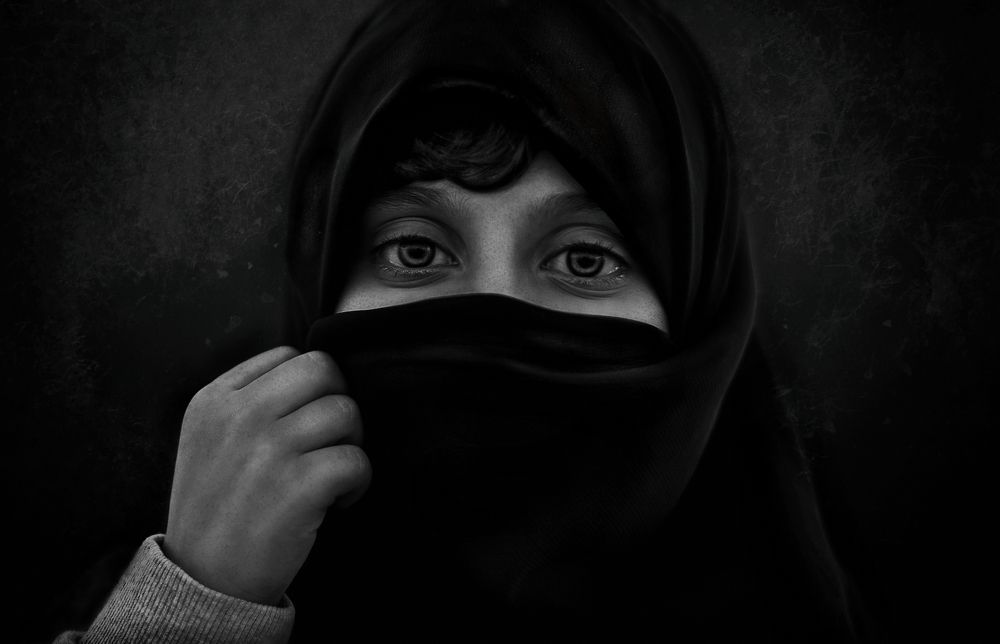 An angel behind the mask