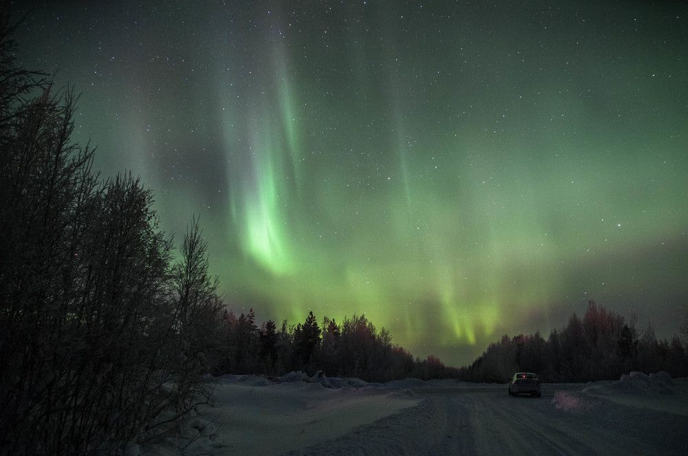 Северное ночное небо