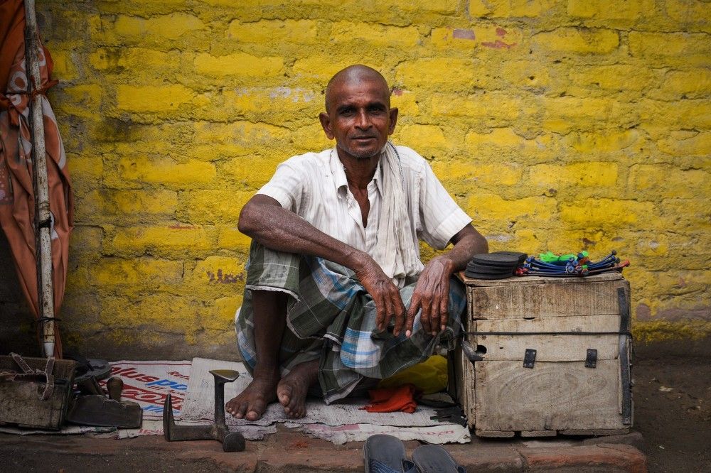 hiding pain behind a smile