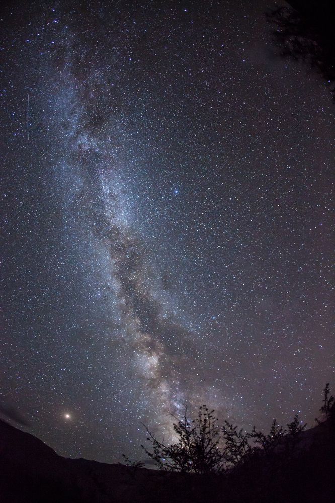 Млечный Путь над Средней Азией