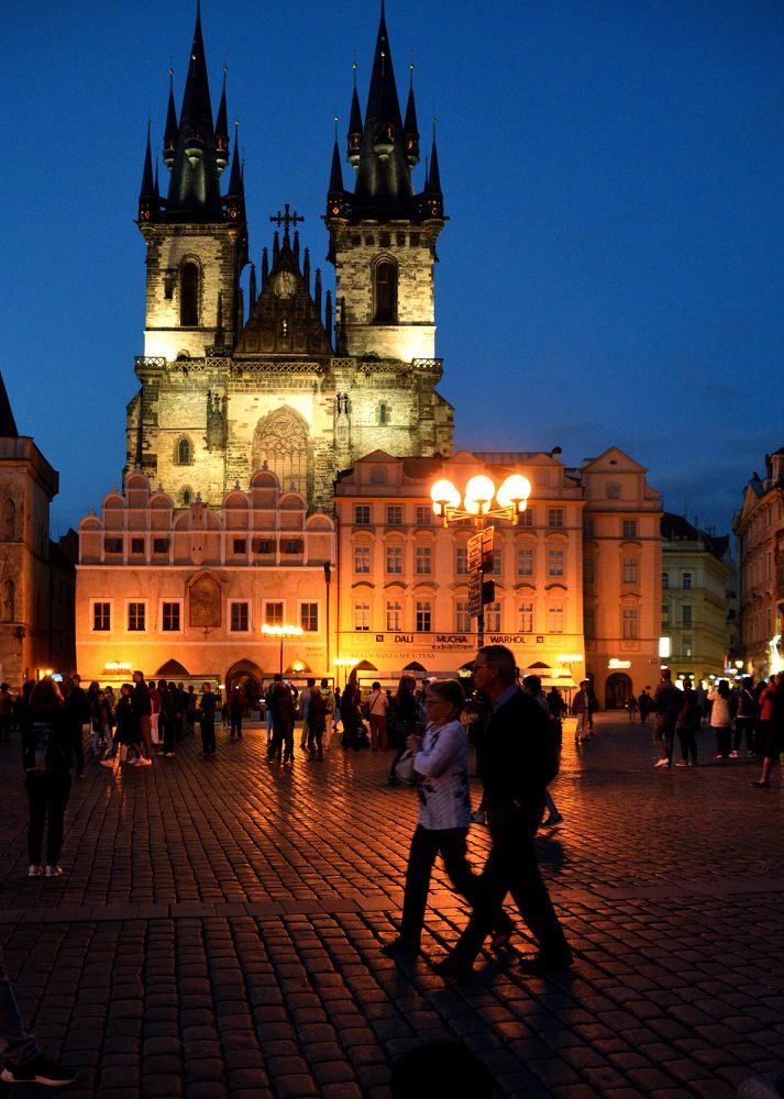 Ночная Прага
