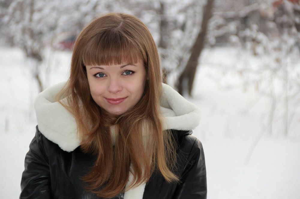 Зимняя девушка