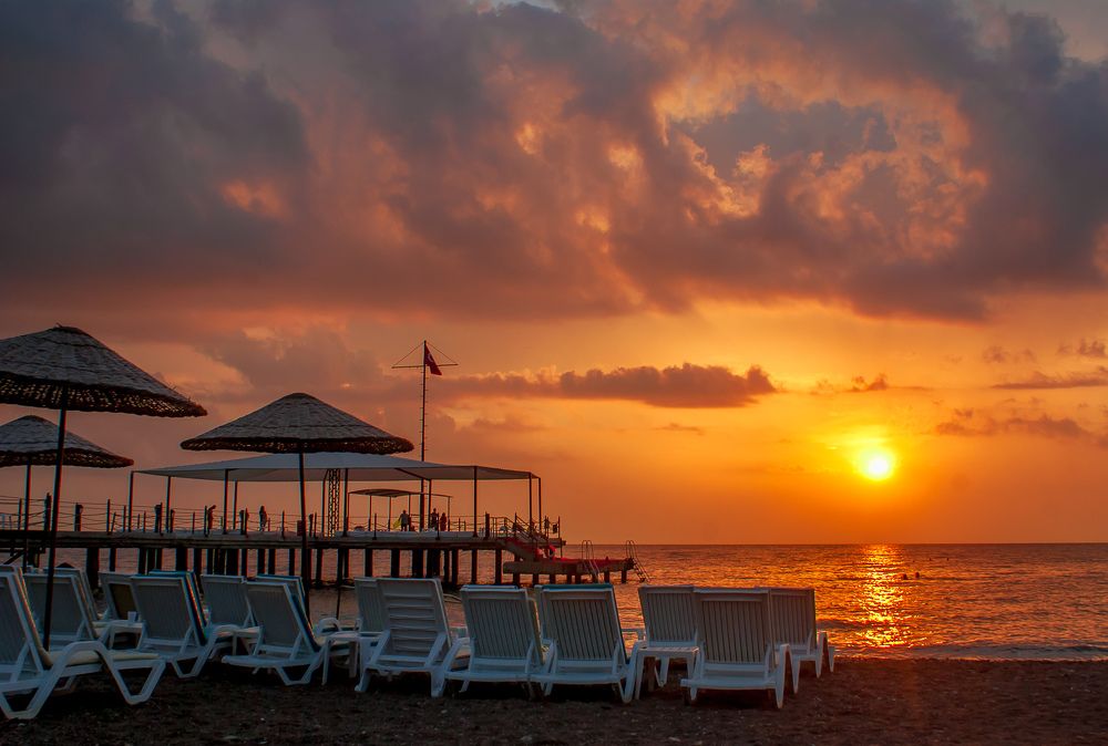 Утро на курорте