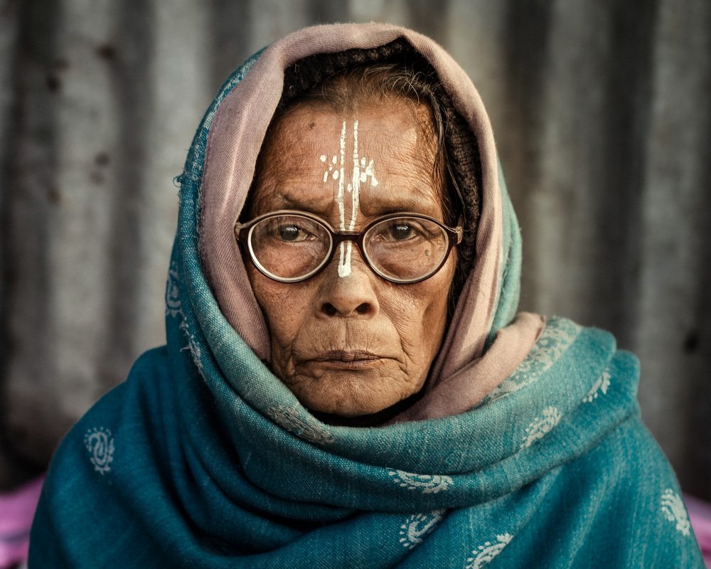 Portrait of an old woman