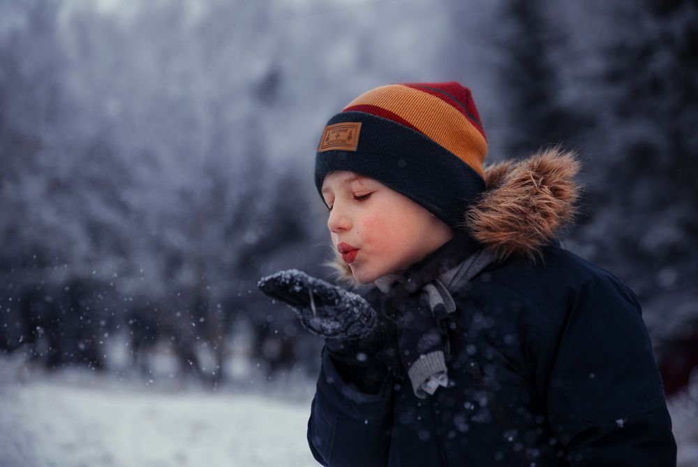 первый снег