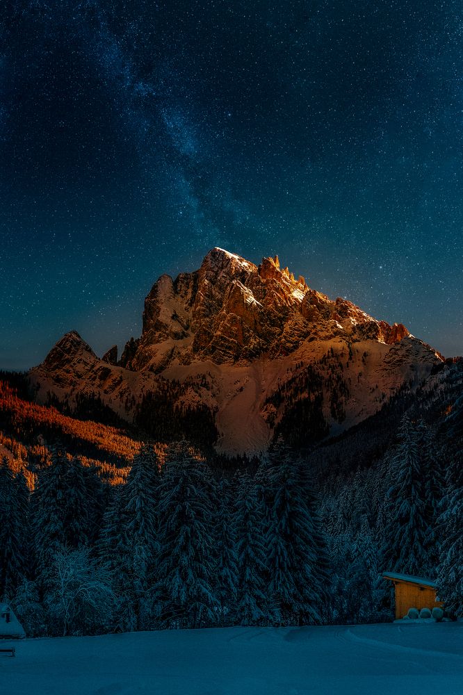 Dolomites and Milky Way