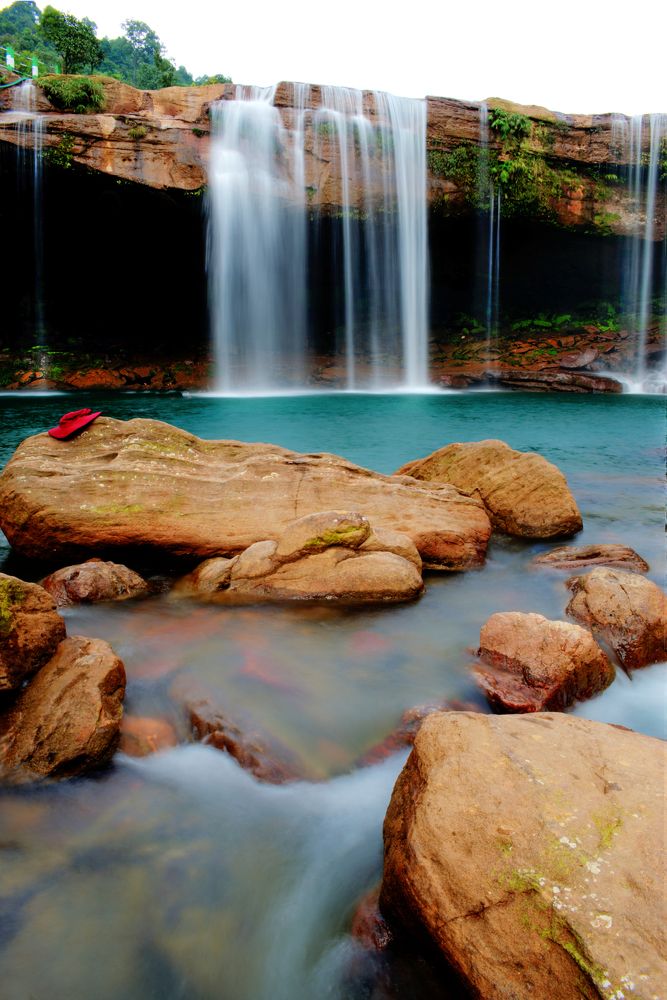 Krangshuri Waterfalls, Meghalaya, India
