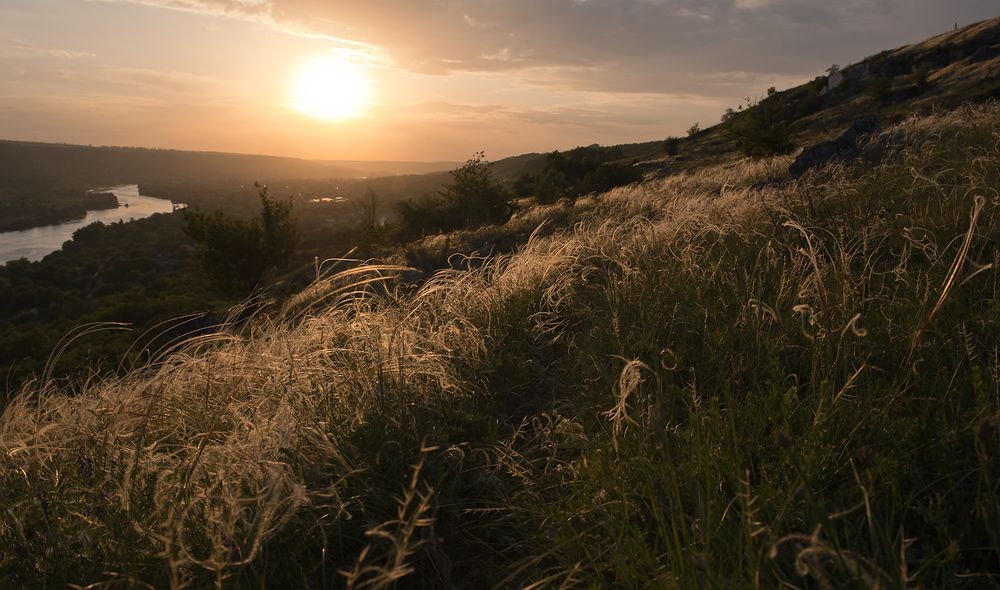 На закате дня