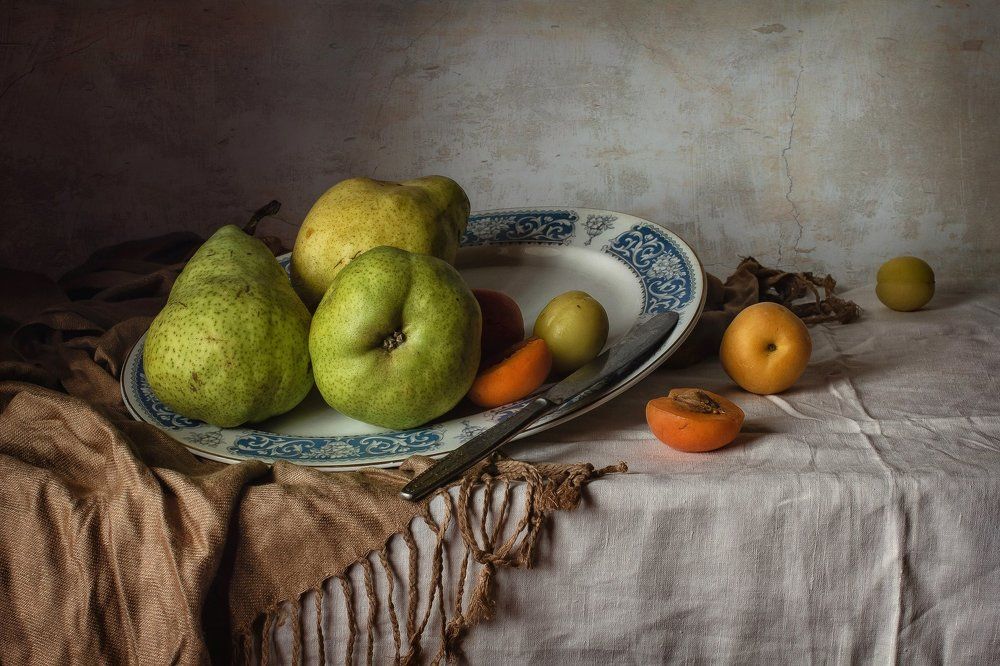 Грушево-абрикосовое блюдо