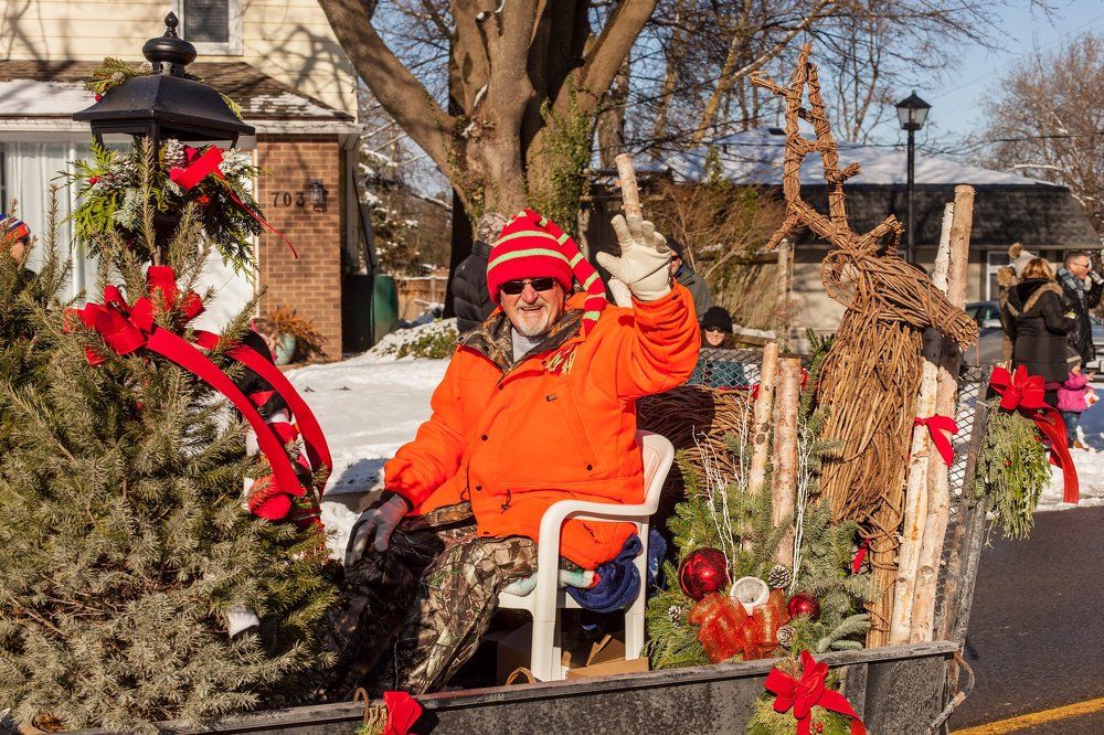 На параде Санта Клаусов