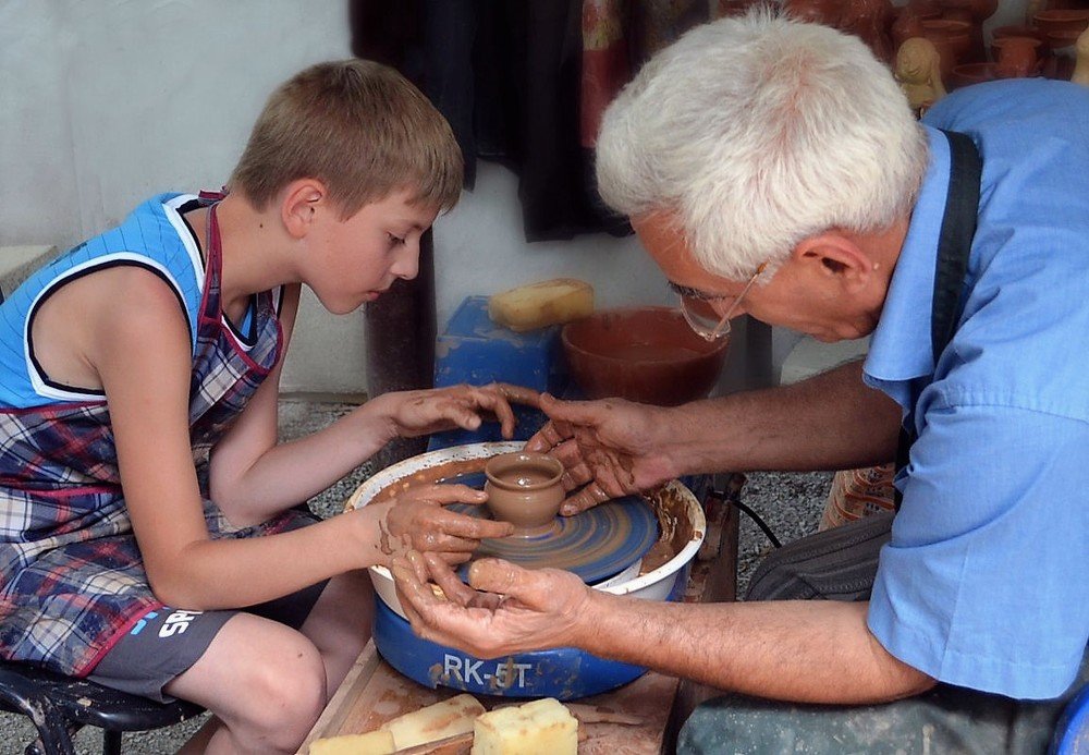 Учись, сынок..