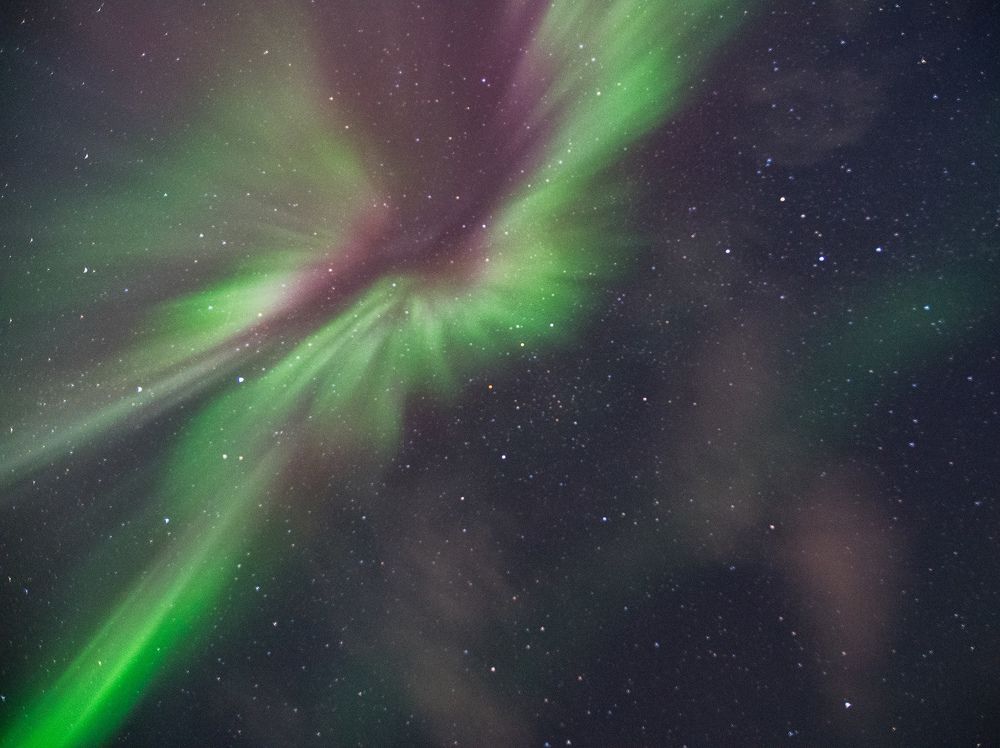 Северное сияние в Исландии