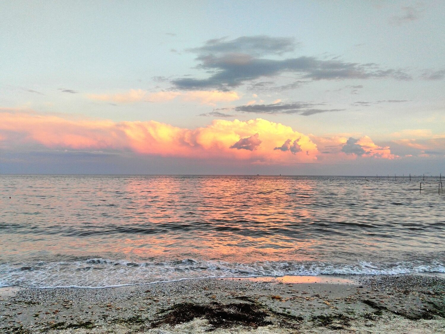 Вечернее море