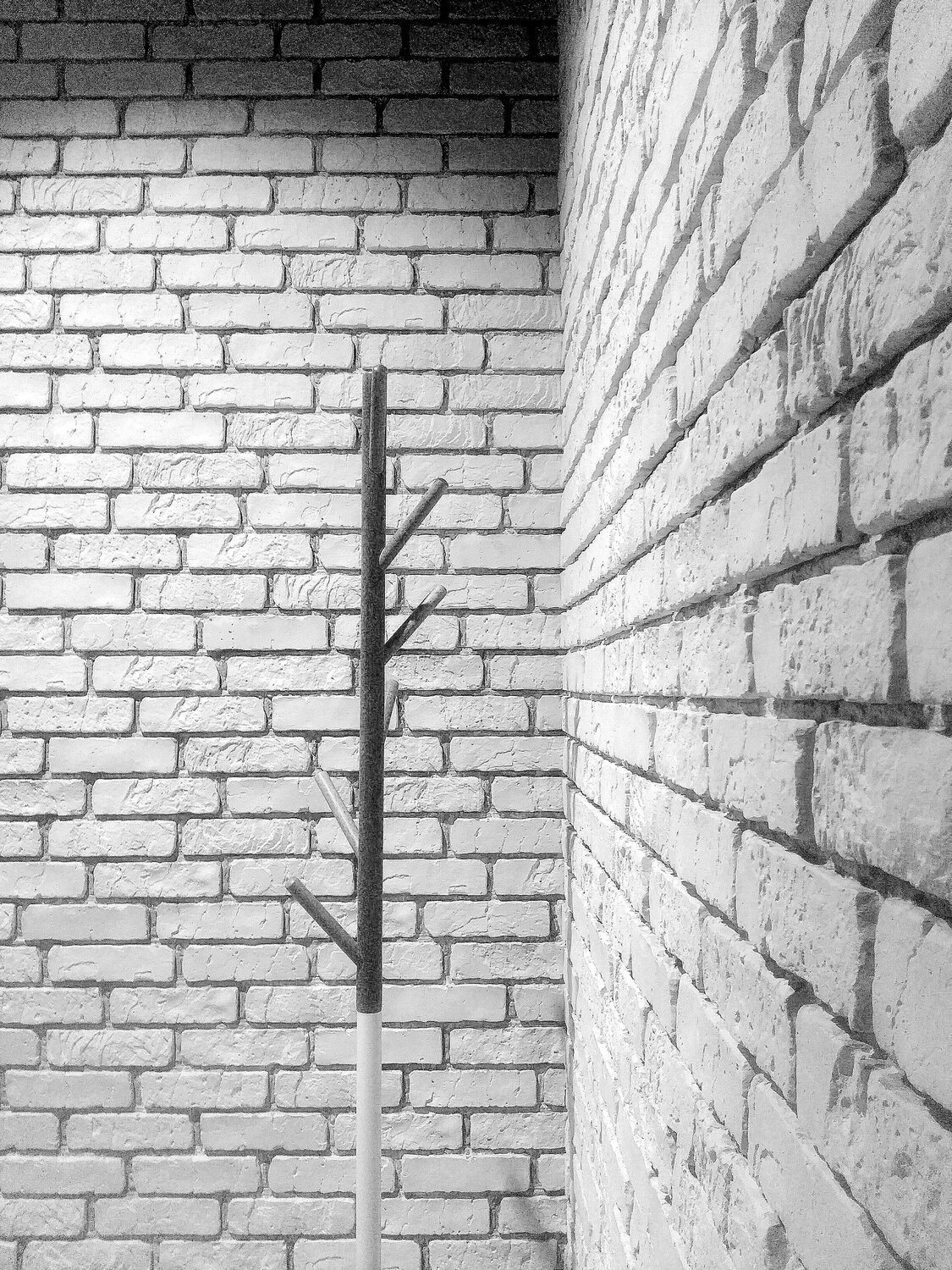 Black and white wall