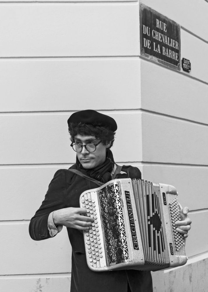 Accordionist in Paris