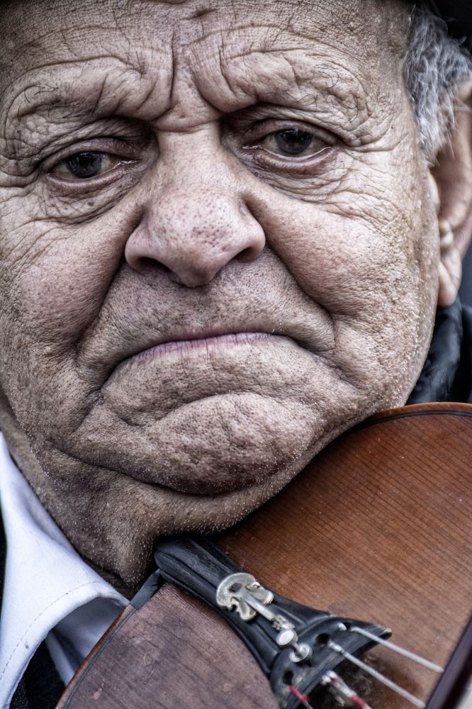 the old violinist